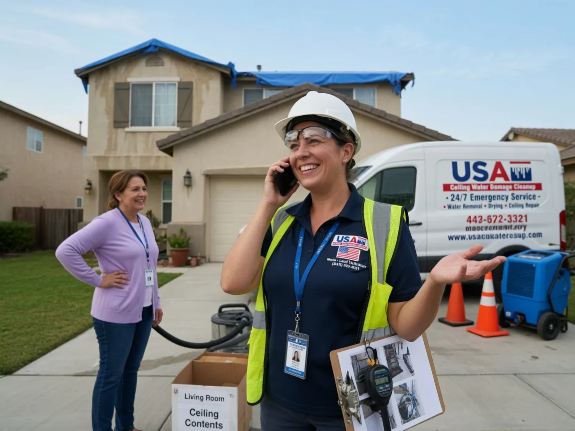Ceiling Water Damage Restoration Justin, TX FAQs
